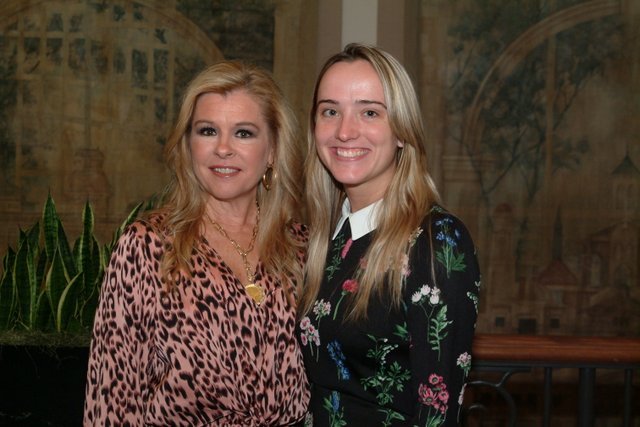  r-l, 2L law student Ms. Alexandria Hagelston and Ms. Leigh Anne Touhy.
